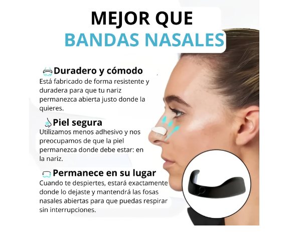 Tiras Nasales Deportivas Antirronquidos